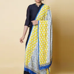 Unnati Silks Batik Printed Georgette Dupatta-picture-3