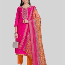 TAVAS Embroidered Unstitched Dress Material-image-93