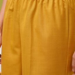 Vishudh Yellow Ethnic Motifs Printed Regular Kurta With Palazzos & Dupatta image 3