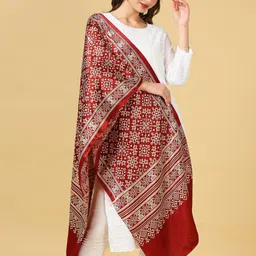 Dupatta Bazaar Ethnic Motifs Printed Block Print Dupatta image 3