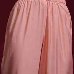 Vishudh Women Embroidered Regular Kurta with Palazzos & With Dupatta image 4