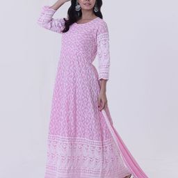 TJORI Taping Border Georgette Dupatta image 2