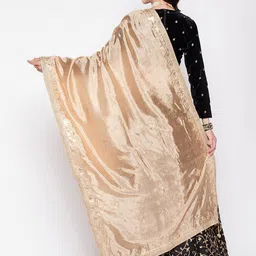 Clora Creation Embroidered Dupatta with Gotta Patti image 3