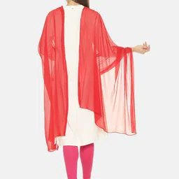 TWIN BIRDS Set Of 2 Solid Dupatta image 2