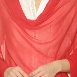 TWIN BIRDS Set Of 2 Solid Dupatta image 2