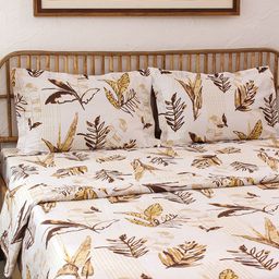 House This White & Brown Floral Mild Winter Cotton Single Bed Duvet-picture-44