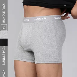 Levis Pack of 2 Smartskin Technology Cotton Trunks with Tag Free Comfort #001-BOXER BRIEF-53