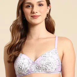 Mast & Harbour Floral Full Coverage Lightly Padded T-shirt Bra - M&H-BRA-4088-1-image-76