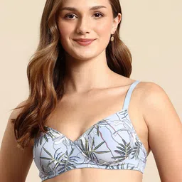 Mast & Harbour Floral Full Coverage Lightly Padded T-shirt Bra - M&H-BRA-4086-1--picture-22