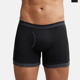 Jockey Men Black Solid Boxer Briefs 1017-0205-BL-BE-image-52