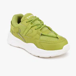 Trenz Kids Textured Lace-Up Running Shoes-47