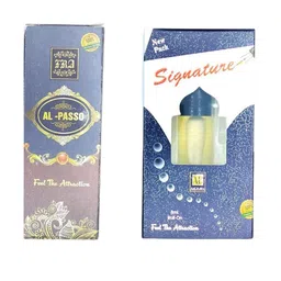 RAVIOUR LIFESTYLE Set Of 2 Al- Passo & Signature Alcohol Free Attar- 8 ml Each-50