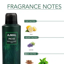 Ajmal Set of 2 Yearn & Prose Long Lasting Perfume Deodorant - 150 ml each image 3