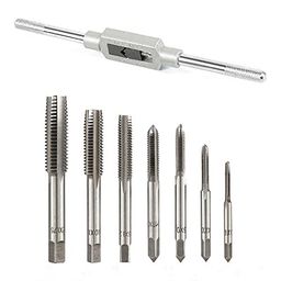 Tools.shop 8 in 1 Tap Tool Metric Machine Hand Screw Thread Plug Taps Set image 1