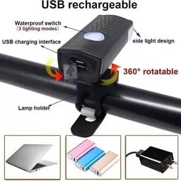 fccracing FCC Racing Bicycle Combo: Front Light, Back Tail Light, Tyre Valve Light & Wire Number Lock (Multicolor) image 3