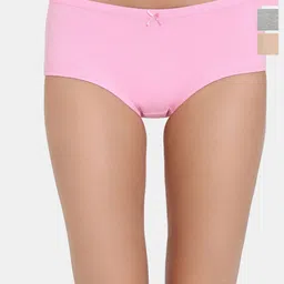 Zivame Girls Pack Of 3 Hipster Briefs-picture-22