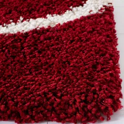 IMRA CARPET Red Geometric Polyester Carpet image 5
