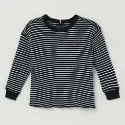 Tommy Hilfiger Boys Henley Neck Monochrome Pockets T-shirt-image-19