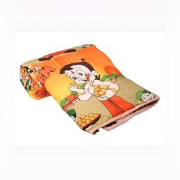 RF RELAXFEEL Orange Cartoon Characters Microfiber Heavy Winter 150 GSM Double Bed Dohar-image-54