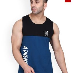 SLOWLORIS Pack of 2 Printed Bio-Wash Combed Cotton Innerwear Vests-picture-1