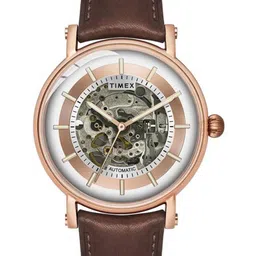 Timex Men Skeleton Dial & Stainless Steel Straps Analogue Watch TWEG16715-50