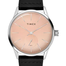 Timex Men Brass Dial & Leather Straps Analogue Watch TWEG25504-image-86