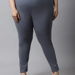 TAG 7 PLUS Women Plus Size Solid Ankle Length Leggings-image-86