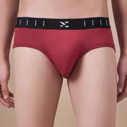 Masch Sports Anti Microbial Basic Briefs BRF-1-SOL-EI-RED-image-79