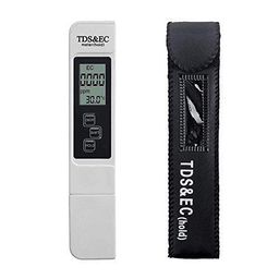 Imported 3 in 1 TDS/EC/Temperature Digital Water Quality Tester, Water Testing Meter with Temperature Display for Drinking Water, Hydroponics, Aquariums - White image 1