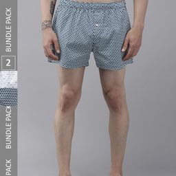 THE BEAR HOUSE Pack Of 2 Assorted Cotton Boxers TBH-ABEJ-R-image-92