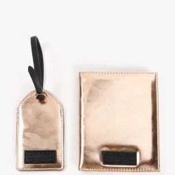 superdry Metallic Bi-Fold Passport Holder with Luggage Tag image 1