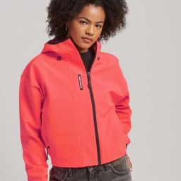 superdry Code Tech Crop Softshell Jacket image 1