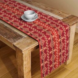 alina decor Geometric Print Table Runner 13" X 58" image 1