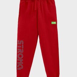 codez Typographic Print Full-Length Joggers image 1