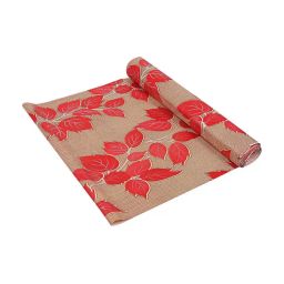 kuber industries Leaf Print Wardrobe Shelf Mat Roll image 1