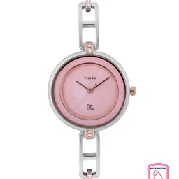 Timex Women Pink Dial & Silver Toned Analogue Watch TWEL15403-picture-30