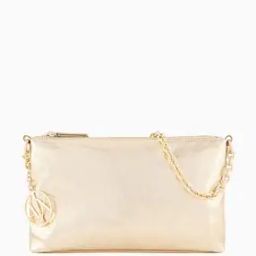 Women Gynger Logo Embossed Shoulder Bag-image-80