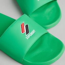 superdry Code Essential Brand Embossed Pool Slides image 2