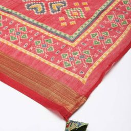 molcha by babita singh Printed Dupatta with Tassels image 2