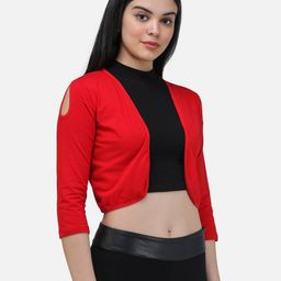 scorpius Front-Open Shrug with Shawl Lapel image 2