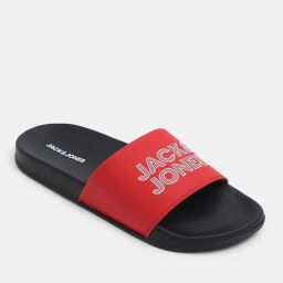 jack & jones Men Brand Print Slides image 2