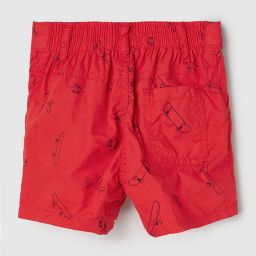 max Boys Graphic Print Regular Fit Shorts with Insert Pockets image 2