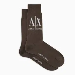 armani exchange Men Brand-Knit Mid-Calf Length Socks-picture-35