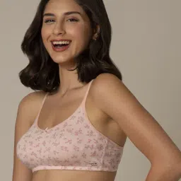 amante Printed Non-Wired Bra with Adjustable Strap image 2