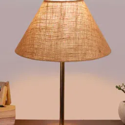 devansh Wooden Base Table Lamp for Home Decor            image 2