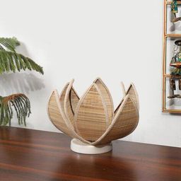 devansh Table Lamp with Lotus Bamboo Shade   image 2