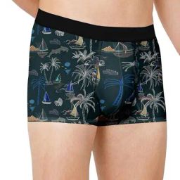 poxiweir Men Graphic Regular Trunks image 2