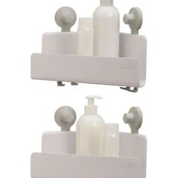 joseph joseph Set of 2 Corner Shower Shelf with Brackets image 2