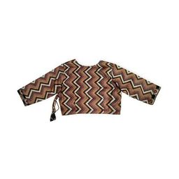 molcha by babita singh Women Block Print Front-Open Blouse image 2