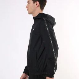 altheory sport by azorte Zip-Front Hoodie with Printed Taping image 2